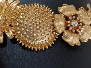 Oscar De La Renta - Verguld - Halsketting