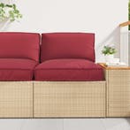 vidaXL Pallet Kussen Set 2 pcs Zwart Oxford Stof, Huis en Inrichting, Verzenden, Nieuw