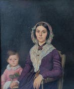 Giuseppe Tominz (1790-1866), Werkplaats van - Ritratto di