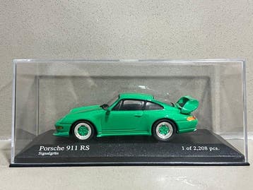 Minichamps 1:43 - Modelauto (2) - Lot of 2 x Porsche 911 RS, Nieuw