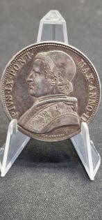 Vaticaan. Pio IX. Scudo 1847, Postzegels en Munten