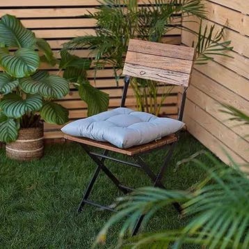 Gardenista  4 Premium Stoelkussen 40x40cm grijs (Kussens), Ophalen of Verzenden, Nieuw