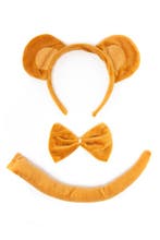 Beer Haarband Oren Strik Staart Diadeem Set Bruin Beige Zach, Ophalen of Verzenden, Nieuw