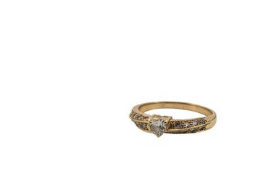 Ring - 19.2 kt. Geel goud - Diamanten, Nieuw