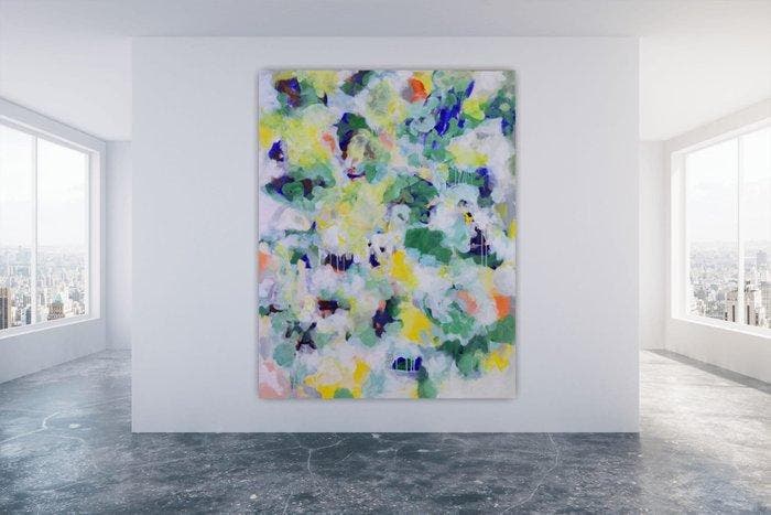 PIXA - Abstract Floral Dream - XXL, Antiek en Kunst, Kunst | Schilderijen | Modern