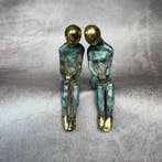 Sculpture, Sooka Interior - Bronze sitting couple -