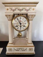 Pendule portique - Franklin Mint - Hermle - - Biscuit de, Antiquités & Art