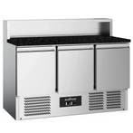 Pizzawerkbank | 402L | 3 Deuren (1/1 GN) | Boven 8x 1/6 GN, Verzenden, Nieuw in verpakking