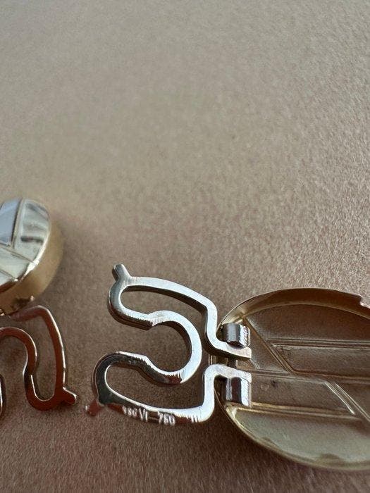 Manchetknopen - 18 karaat Geel goud, Bijoux, Sacs & Beauté, Bijoux anciens