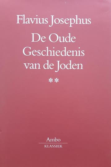 OUDE GESCHIEDENIS VAN DE JODEN II 9789026314551, Boeken, Verzenden, Zo goed als nieuw, Flavius Josephus