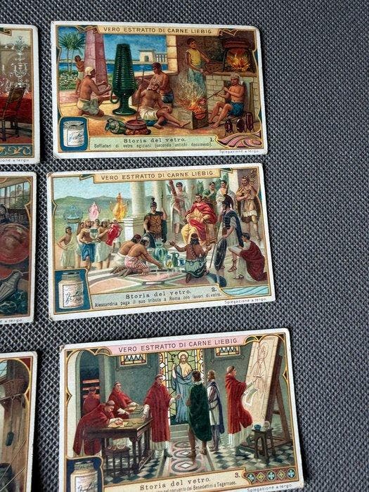 Liebig - 6 Card - Liebig, Verzamelen, Overige Verzamelen