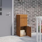 vidaXL Pakket Inwerpkoker Roestig 41 x 38 x 103 cm, Tuin en Terras, Brievenbussen, Verzenden, Nieuw