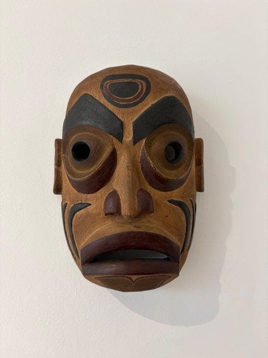 Mask - Canada - Noordwestkust Masker, Antiek en Kunst, Kunst | Niet-Westerse kunst