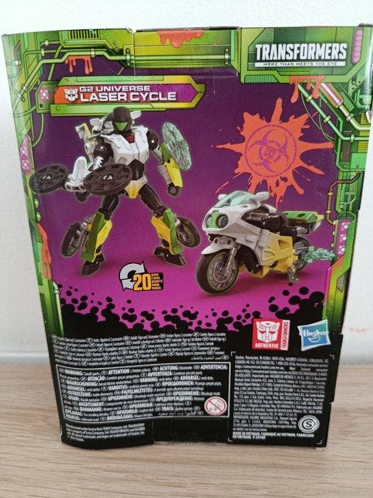 Hasbro - Action figure 3:Transformers Legacy Laser Cycle;, Antiek en Kunst, Antiek | Overige Antiek