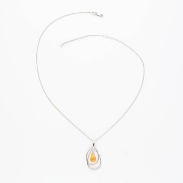 Collier - 18 carats Or blanc Diamant (Naturelle) - spinelle, Nieuw