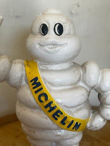 Tirelire - fer forgé - Michelin