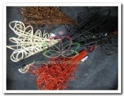 Gekrulde wilgentakken zwart 50cm bos, Huis en Inrichting, Woonaccessoires | Kunstplanten en Kunstbloemen, Nieuw