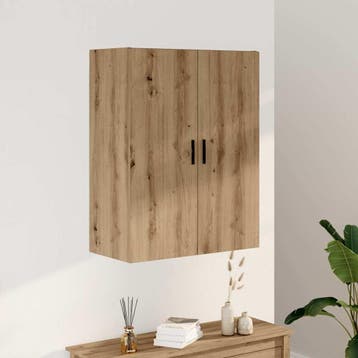 vidaXL Bovenkast 69,5x34x90 cm artisanaal eikenkleurig, Verzenden, Nieuw