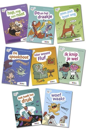 Pakket 2 Avi Strips Groep 3 En 4 (8 Titels) |  | Nieuw, Verzenden