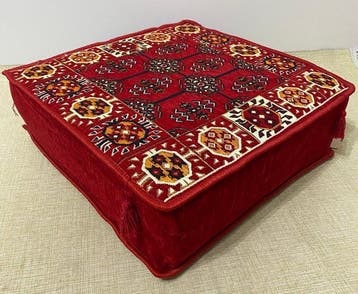Kelim - 60 cm - 60 cm - Pouf et oreiller
