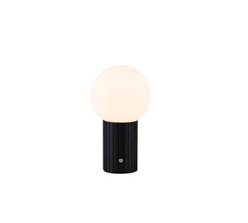 Trio TAURIS tafellamp | LED | mat zwart met wit | Ø 12 cm |, Verzenden, Nieuw