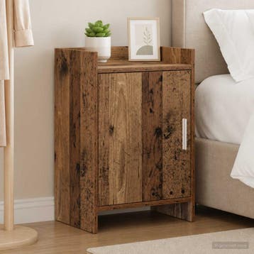 vidaXL Nachttafels Oud hout 40 x 30 x 60 cm Bewerkt hout, Huis en Inrichting, Verzenden, Nieuw