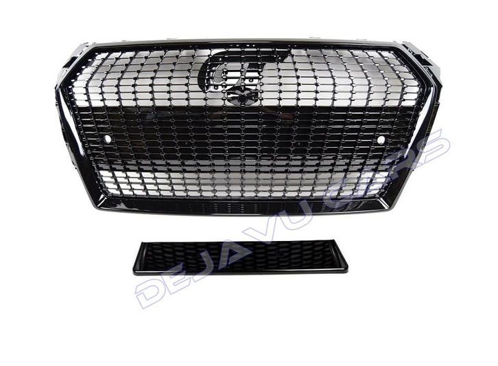 Black Diamond Look Front Grill voor Audi A4 B9 / S line / S4, Autos : Divers, Tuning & Styling, Enlèvement ou Envoi