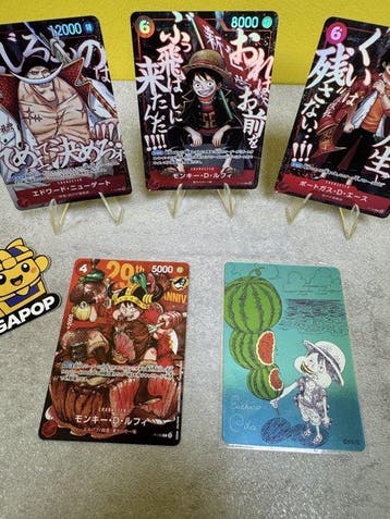 One Piece - 5 Card - Monkey D. Luffy Lotto 5 carte promo: