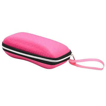 Fako Bijoux - Brillenkoker - EVA - Met Rits - Nylon - Roze, Handtassen en Accessoires, Zonnebrillen en Brillen | Dames, Verzenden
