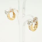 Boucles doreilles - 14 carats Or jaune, Or blanc Diamant, Handtassen en Accessoires, Oorbellen, Nieuw