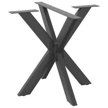vidaXL Eettafelpoot spider vorm 85x85x(72-73) cm staal, Verzenden, Nieuw
