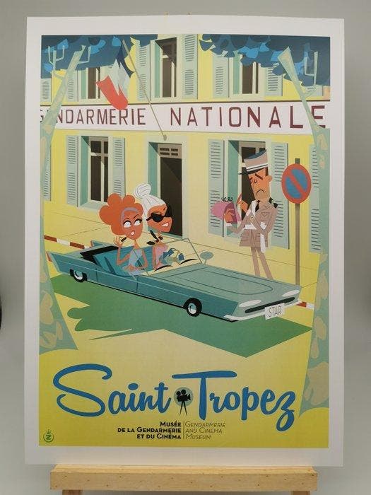 Monsieur Z - Monsieur Z - Les gendarmes de Saint-Tropez -, Antiek en Kunst, Kunst | Tekeningen en Fotografie