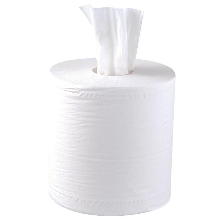 Handdoekrollen Wit | 6 rollen | 2 laags | 18(h) x 18(Ø)cm, Articles professionnels, Horeca | Équipement de cuisine, Envoi