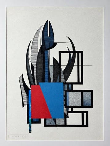 Eugène Eechaut (1928-2019) - Abstract ink composition
