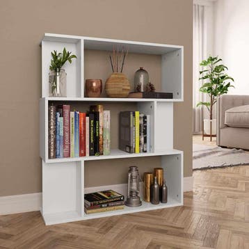 vidaXL Boekenkast/kamerscherm 80x24x96 cm bewerkt hout wit, Verzenden