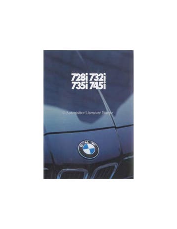 1980 BMW 7 SERIE BROCHURE NEDERLANDS, Ophalen of Verzenden, Nieuw