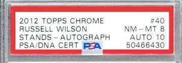 2012 Topps Chrome - Seattle Seahawks Russell Wilson #40A -, Nieuw