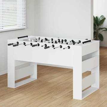 vidaXL Tafelvoetbal Wit 146,5 x 74 x 85 cm Bewerkt hout, Verzenden, Nieuw