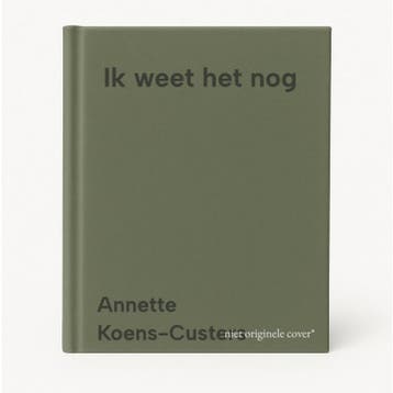 Ik weet het nog 9789492719775 Annette Koens-Custers, Verzenden, Zo goed als nieuw, Annette Koens-Custers