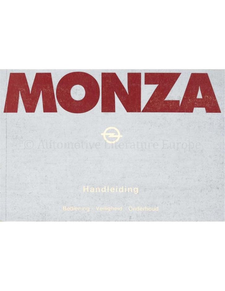 1978 OPEL MONZA INSTRUCTIEBOEKJE NEDERLANDS, Autos : Divers, Modes d'emploi & Notices d'utilisation