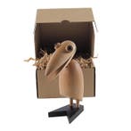 Houten pop Klemvogel naturel, Verzenden