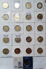 Europa. 2 Euro 2009/2025 (21 coins) (Zonder minimumprijs)