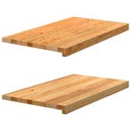 Vensterbanken Eiken 70x40cm - 56% Korting - Retour deal, Doe-het-zelf en Bouw, Hout en Planken, Minder dan 25 mm, Verzenden, Eiken