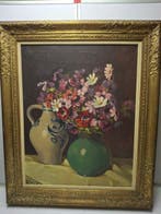 Louis Van de Leur (1910-1988) - Bloemen met kruik