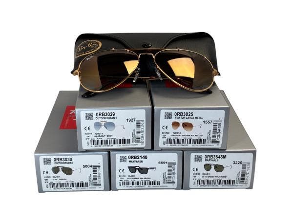 Veiling - Ray-Ban | Exclusieve Collectie | Vijf Iconische Zo, Bijoux, Sacs & Beauté, Lunettes de Soleil & Lunettes | Hommes