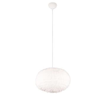 Trio FURRY hanglamp | E27 Fitting | wit | Ø 50 cm | IP20 | e, Verzenden, Nieuw