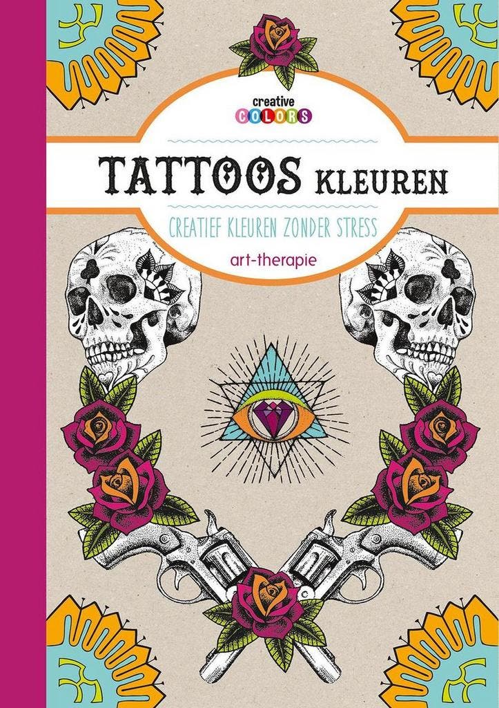 KLEURBOEK : TATTOOS KLEUREN 9789461884244, Boeken, Hobby en Vrije tijd, Gelezen, Verzenden