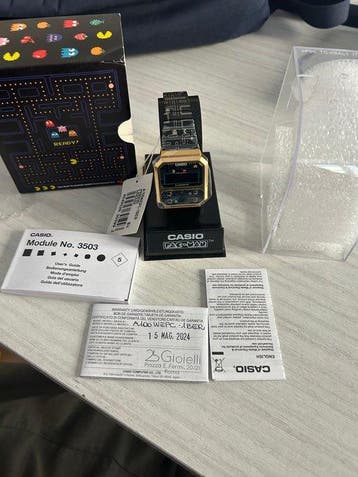 Casio - Pac Man Illuminator Limited Edition - Sans prix de, Handtassen en Accessoires, Nieuw