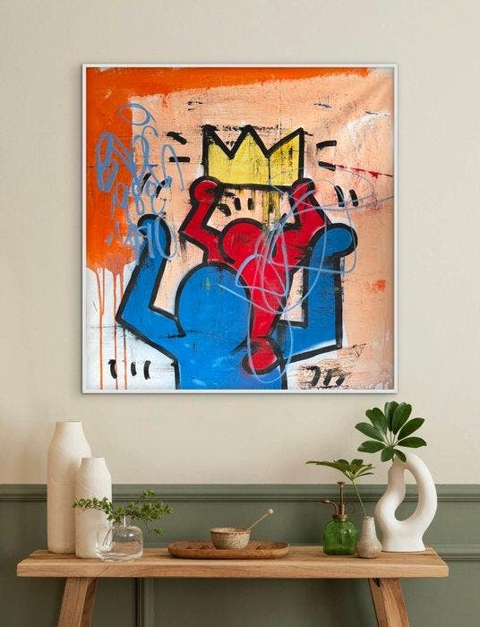 Freda People - Super Rare Haring XL, Antiek en Kunst, Kunst | Schilderijen | Modern