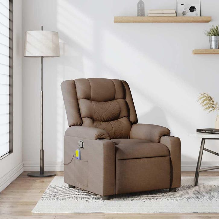 Massagestoel bruin | Retour Deal | 63% KORTING!, Huis en Inrichting, Zetels | Zetels, Nieuw, Verzenden